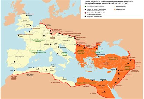 Comites and Dux of the Roman Empire - 4th-5th Century | Roman empire ...