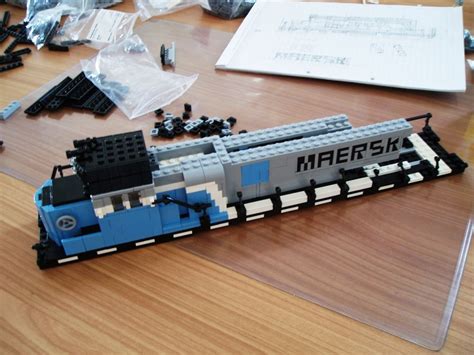 Stunning Maersk Train Set - A LEGO Train Collector's Dream