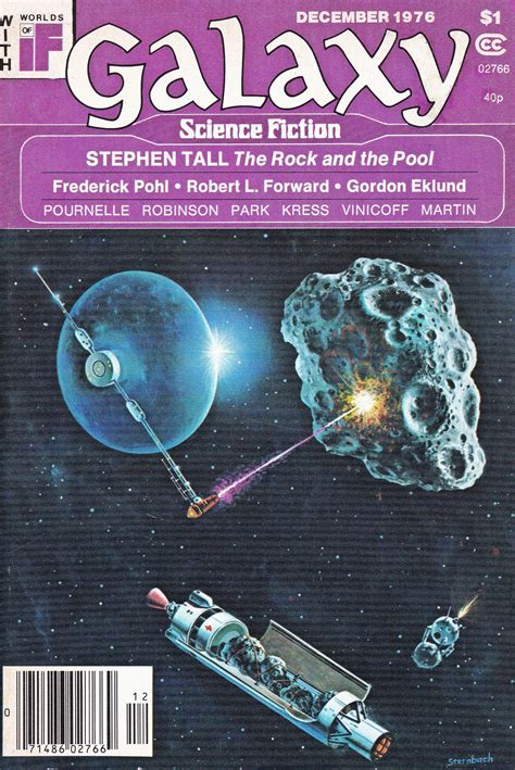 Galaxy December 1976 Cover Art By Rick Sternbach | Sf art, Science fiction fantasy, Sci fi books