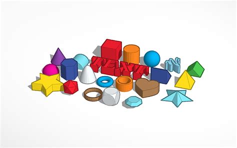 3D design Tinkercad Basic shapes - Tinkercad