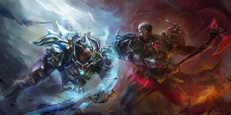 God-King Garen VS Darius | Wallpapers & Fan Arts | League Of Legends | LoL Stats