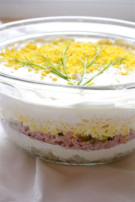 Dolce Fooda: Mimosa Layered Salad (Mimoza salata)