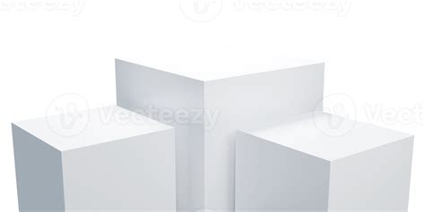 White and red empty stage product show 3d render 14580603 PNG