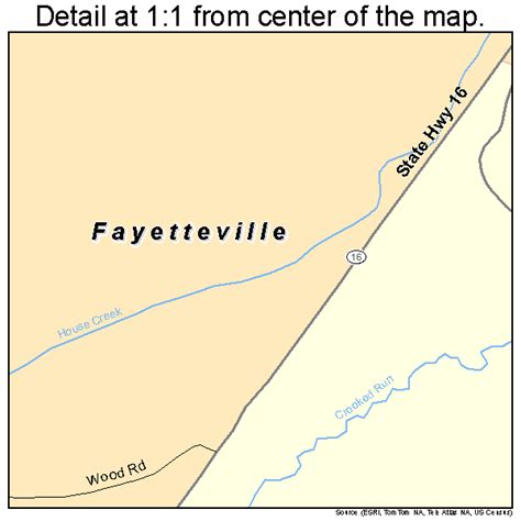 Fayetteville West Virginia Street Map 5427028