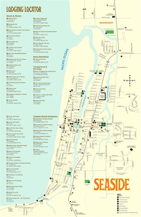 Seaside Hotel Map - Ontheworldmap.com