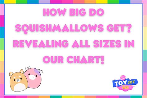 Discover All Squishmallow Sizes: Ultimate Guide And Chart - toyjoy365.com