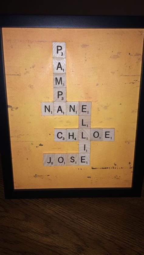 Scrabble craft idea! | Scrabble crafts, Scrabble gifts, Scrabble