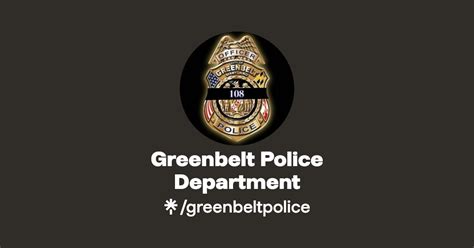 Greenbelt Police Department | Twitter, Instagram, Facebook | Linktree