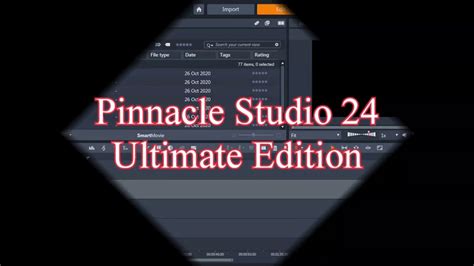 Pinnacle Studio 24 Ultimate (Basic Tutorial) - YouTube