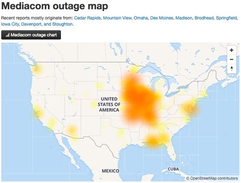 Mediacom Outage Map Mn