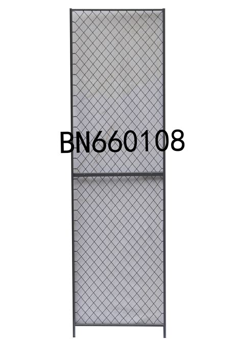 8’ High X 1’ Wide Steel Mesh Partitioning Woven Wire Mesh Panels Gray ...