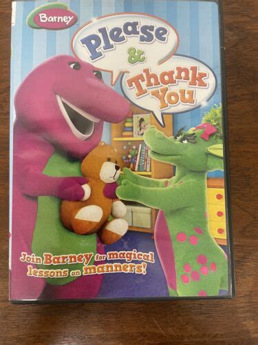 Barney Please And Thank You DVD no booklet dvd in excellant shape no ...