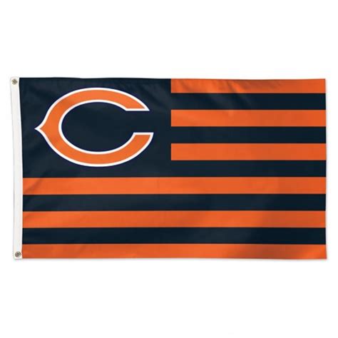 Chicago Bears Flag 3x5 Deluxe Americana Design - Sports Fan Shop