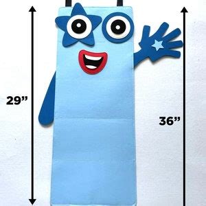 Numberblocks Costume, Halloween Costume, Birthday Costume, Characters 1 ...