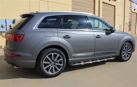 Matte Charcoal Metallic Wrap on Audi Q7 | Car wrap, Audi q7, Audi