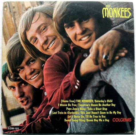 THE MONKEES 1960s LP vintage vinyl record album | The monkees, Monkees songs, Classic album covers