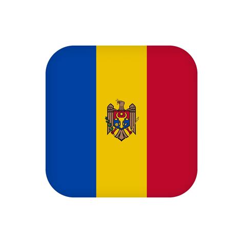 Moldova flag, official colors. Vector illustration. 10420883 Vector Art ...