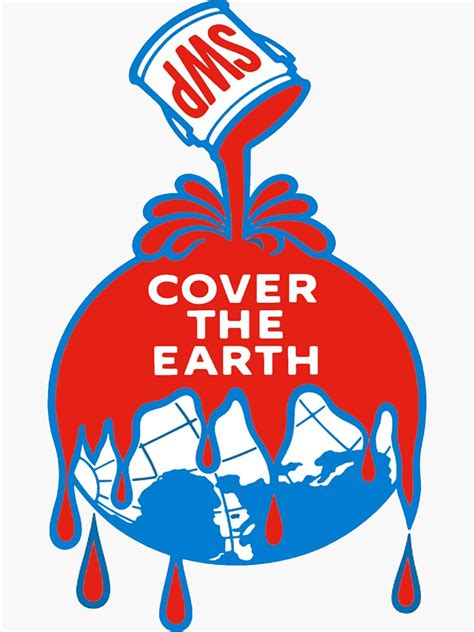 "Sherwin Williams Cover The Earth" Sticker for Sale by EnterMushroom | Redbubble