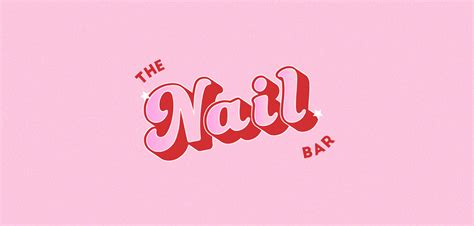 The Nail Bar on Behance | Nail salon design, Salon logo design, Nail logos ideas