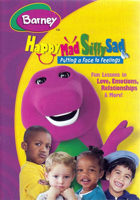 Barney - Happy Mad Silly Sad - Putting A Face To Feelings (MAPLE) on DVD Movie