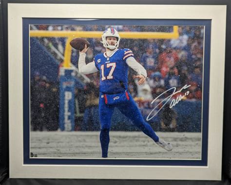 Josh Allen signed 16x20. Beckett certified. Buffalo Bills | Autographs Plus