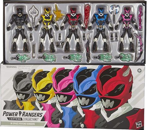 Hasbro Power Rangers Lightning Collection Space Psycho Rangers Boxset Pre-Orders On Amazon