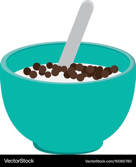 Cereal bowl icon Royalty Free Vector Image - VectorStock