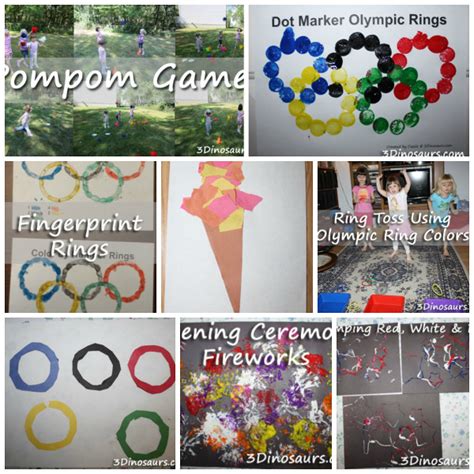 20+ Olympic Games Themed Printables & Activities | 3 Dinosaurs