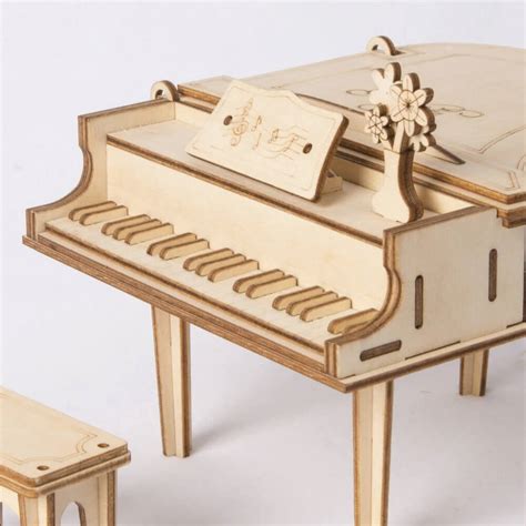 ROKR Mini Grand Piano Model Kit | The gold standard of wooden model instruments!