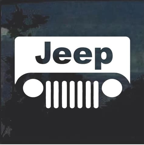 Jeep grill Jeep – Jeep Wrangler Decals | MADE IN USA