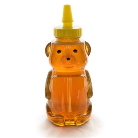 16 Oz. Honey Bear - Medium-Size Honey Bears With 16 Oz. Of Raw, Local Honey