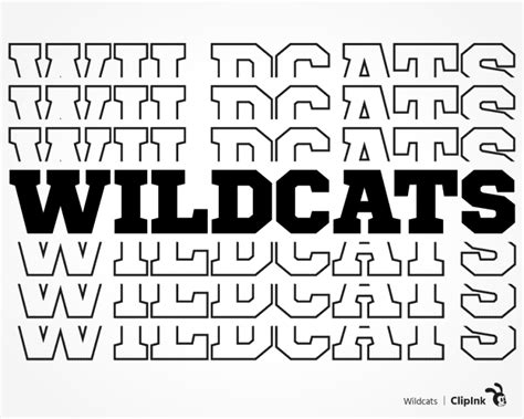 Wildcats svg, Sports team svg | svg, png, eps, dxf, pdf - ClipInk