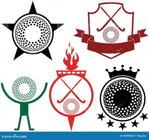 Field hockey stock vector. Illustration of emblem, sport - 49299638