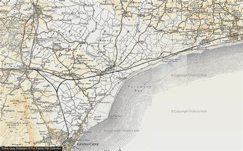 Historic Ordnance Survey Map of Pevensey Bay, 1898