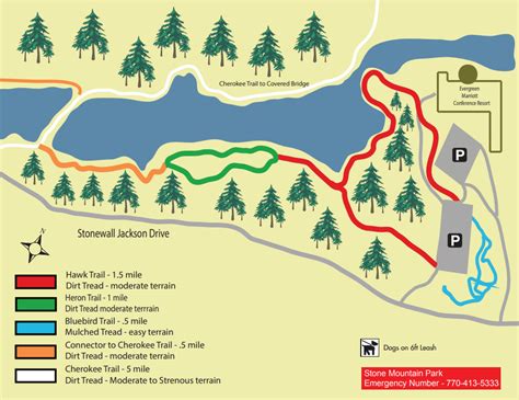 Stone Mountain Park Map and Brochure (2015 - 2023) | ThemeParkBrochures.net