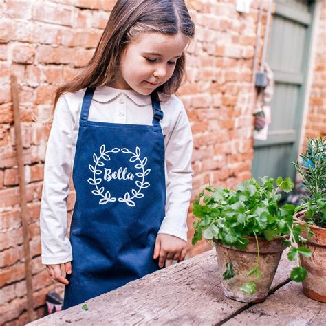 Personalised Kids My Gardening Apron By Sparks And Daughters