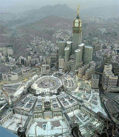 Aerial View of Mecca - Islamic Pilgrimage Destination