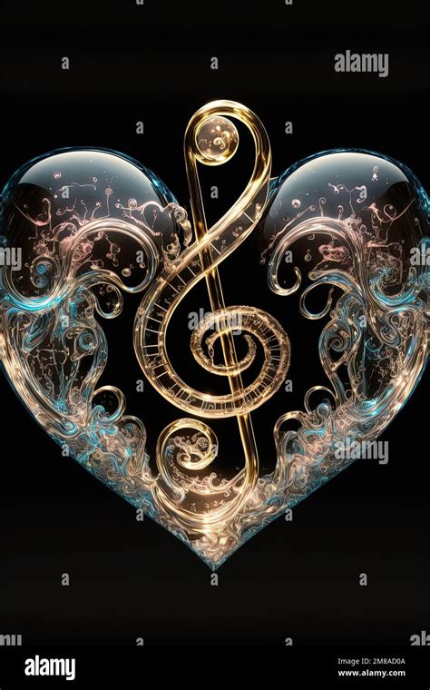 Treble clef music Stock Photo - Alamy