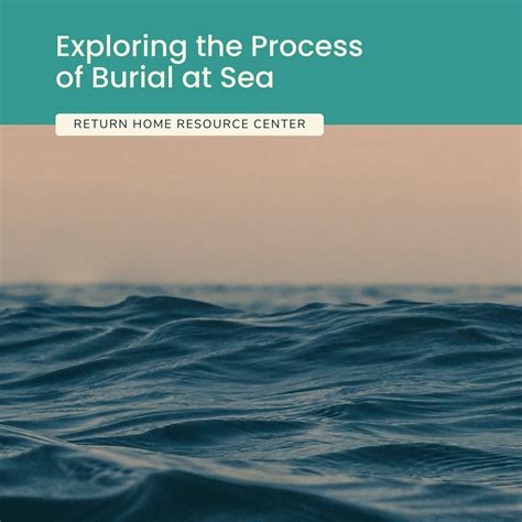 Exploring the Process of Burial at Sea - About Burial at Sea - Return Home