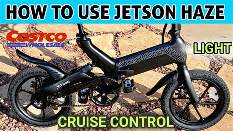 How to Use Jetson Haze Folding Electric Bike Costco - YouTube