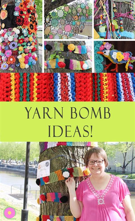 Colorful Yarnbombing Street Art Inspiration