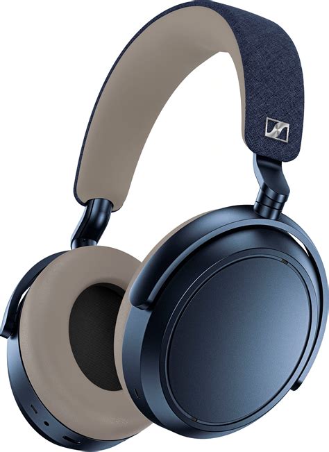 Sennheiser – Momentum 4 Wireless Adaptive Noise-Canceling Over-The-Ear Headphones – Denim ...