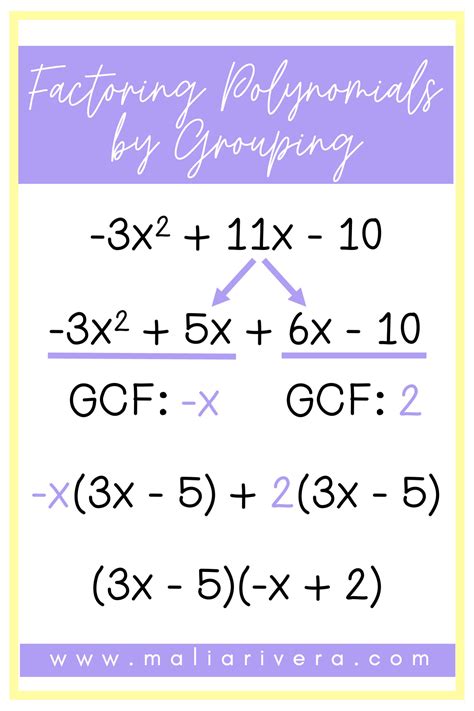 Teaching Students How to Factor Polynomials - Maila Rivera | TPT for ...