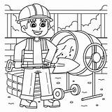 Cement Worker Stock Illustrations – 10642  sketch template