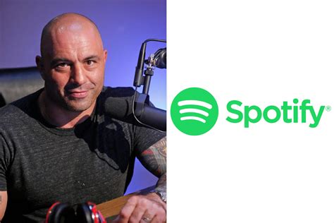 Download Joe Rogan With Spotify Logo Wallpaper | Wallpapers.com