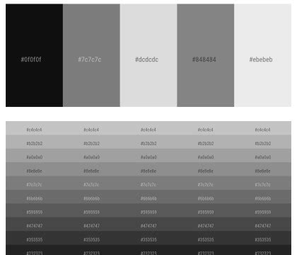 3 Latest Color Schemes with Gray And Gallery Color tone combinations | 2023 | iColorpalette