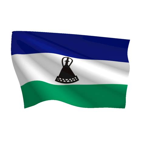 Lesotho Flag (Heavy Duty Nylon Flag)