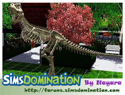 The Sims Resource - SD NFJ OSSADA DINOSSAURO - DINOSAUR SKELETON