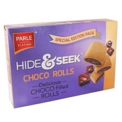 Parle Hide & Seek Choco Rolls 250 g - JioMart