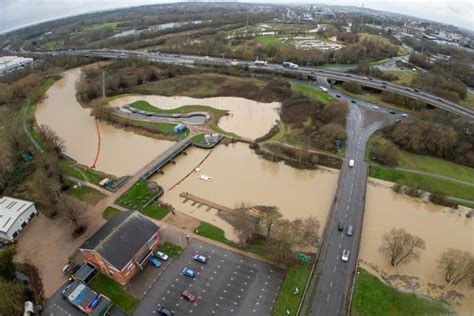 15 shocking aerial photos show extent of flooding at its peak in the ...